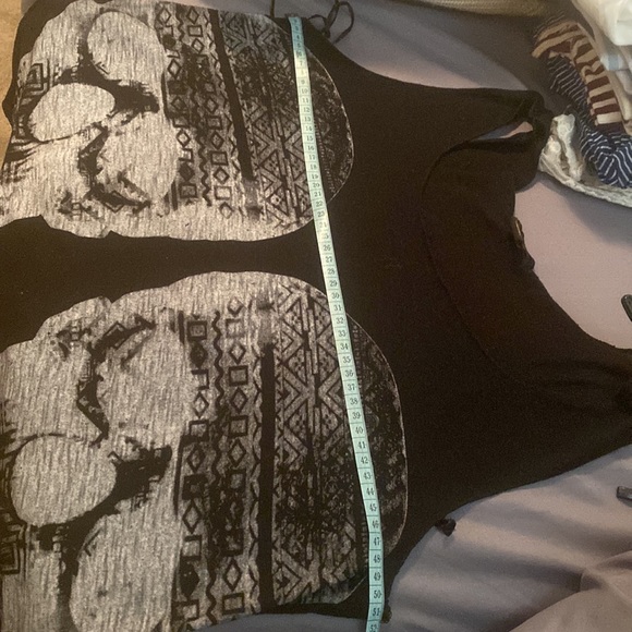 QED London skull tank top - Picture 3 of 3